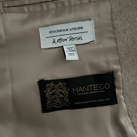 & Other Stories wool blazer coat - Picture 8 of 10